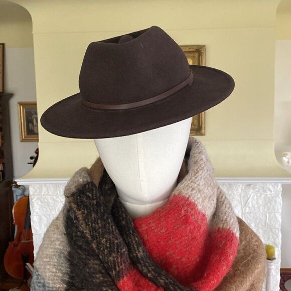 Yellow 108 Limited Edition Dylan Fedora 100% Wool Made in USA Small - Picture 2 of 16